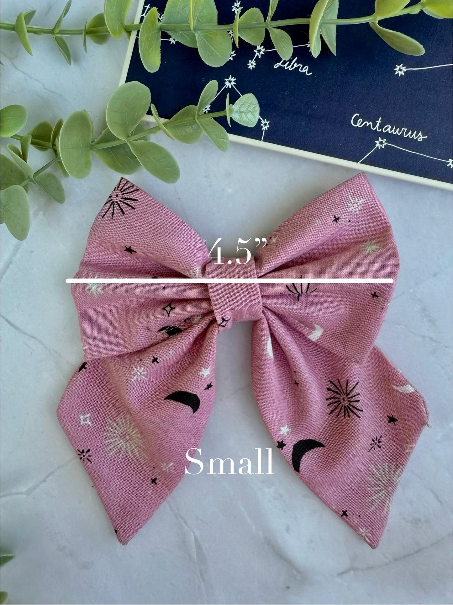 Star and Moon | slip on collar bow