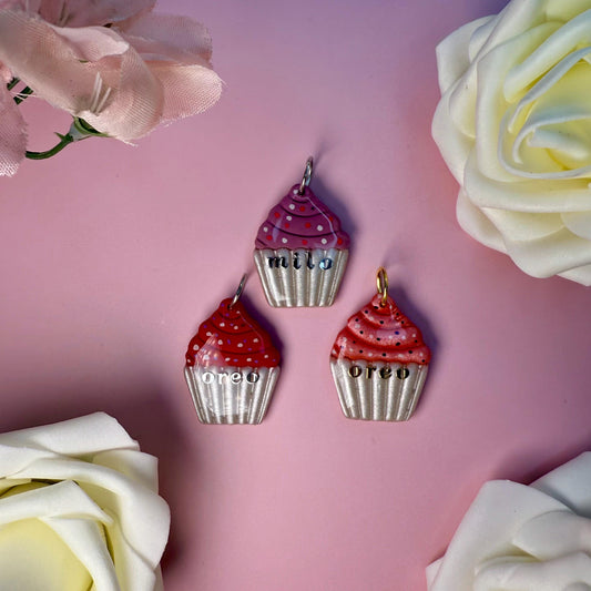 Personalized Valentine Themed Cupcake Tag