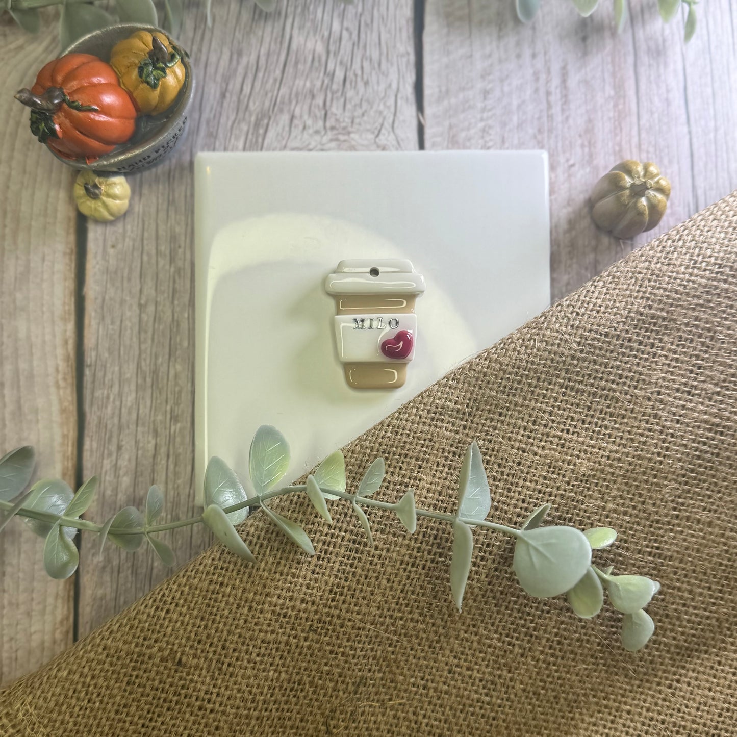 Coffee Cup Tag