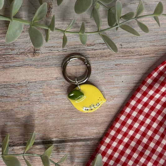 Personalized Lemon Tag