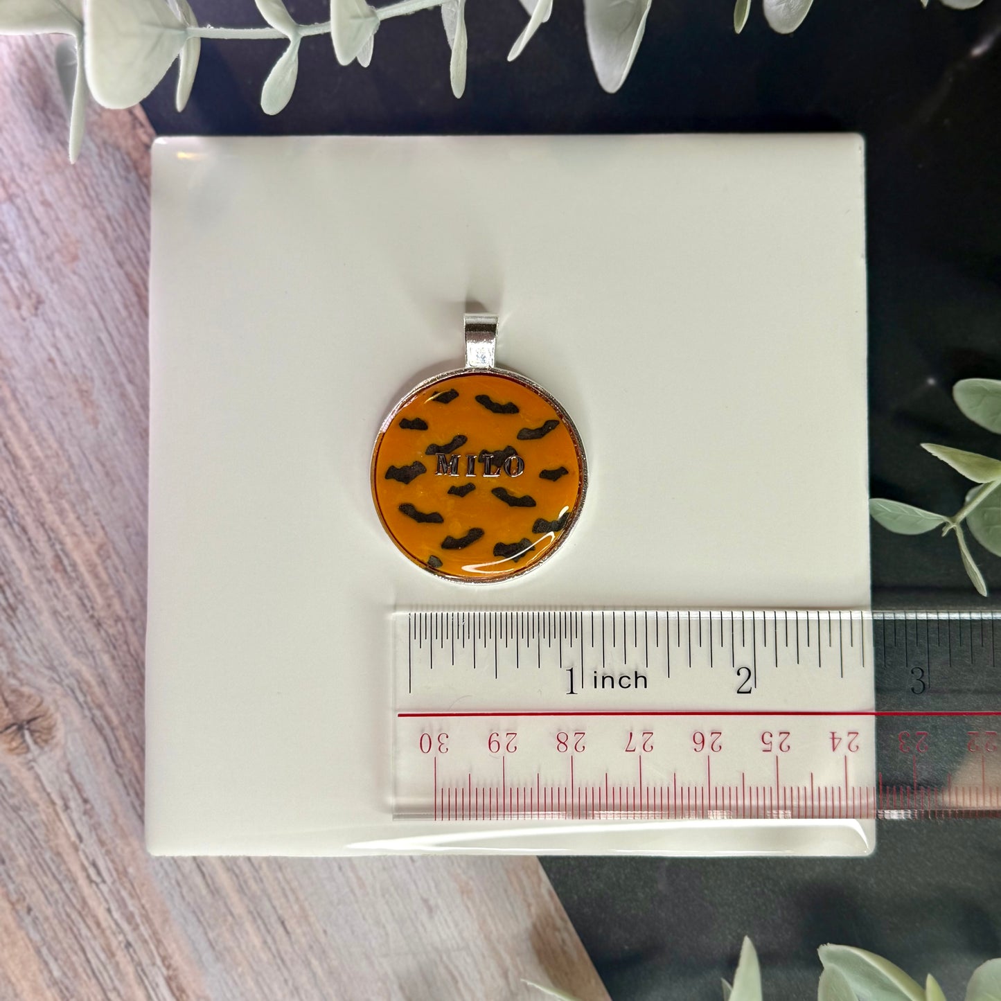 Bats Metal Tag
