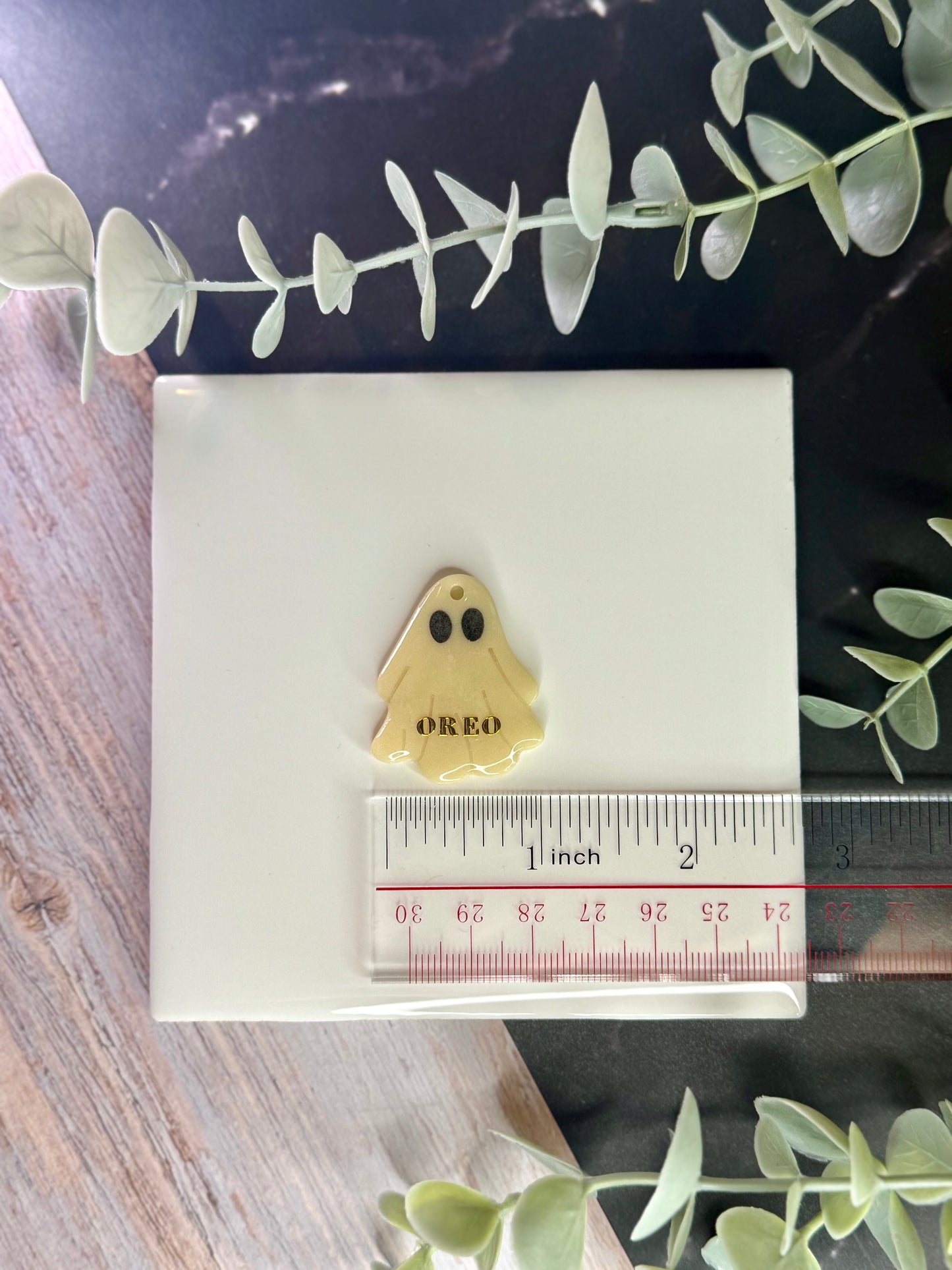 Glow In the Dark ghost or Bats Tag