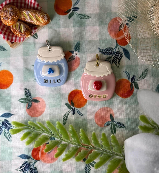 Personalized Strawberry or Blueberry Jam Tag