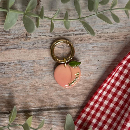 Personalized Sweet Peach Tag (Available in Two Sizes)