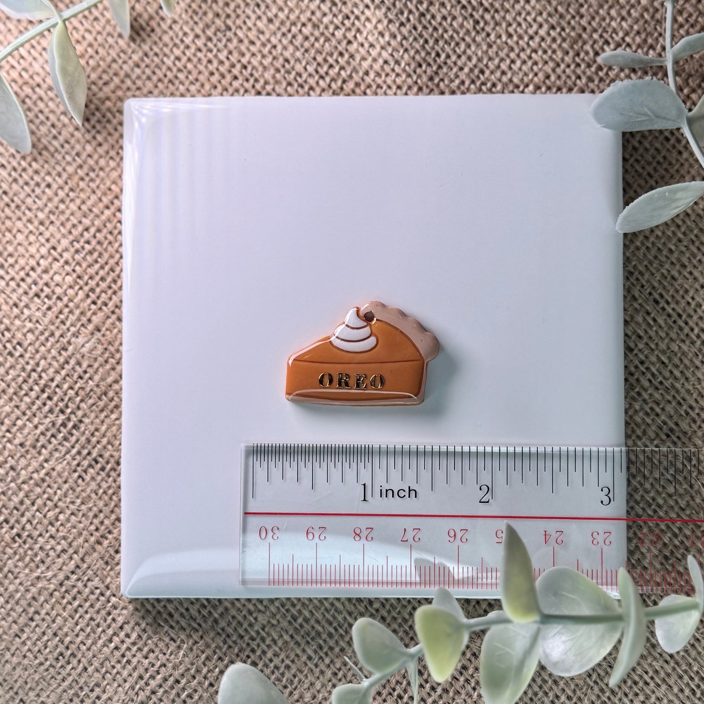 Personalized Pumpkin Pie Slice Tag