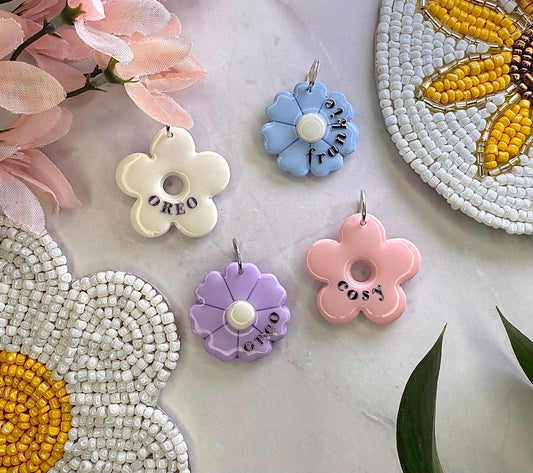Personalized Spring Flowers Tag