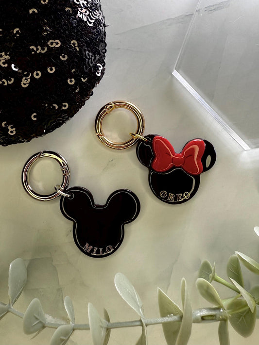 Personalized Mouse Ears Tag