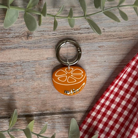 Personalized Orange Tag