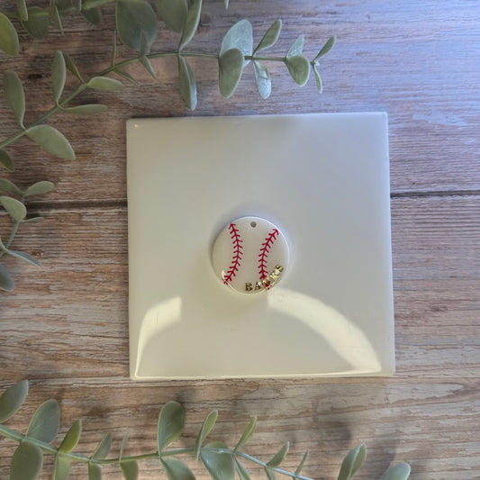 Personalized Baseball Tag