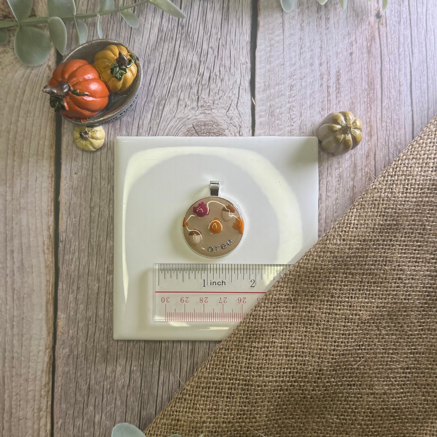 Fall Season Metal Tags