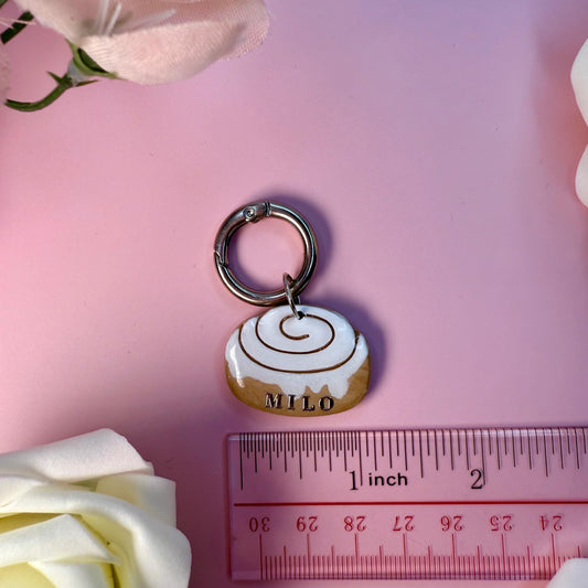 Personalized Cinnamon Roll Tag