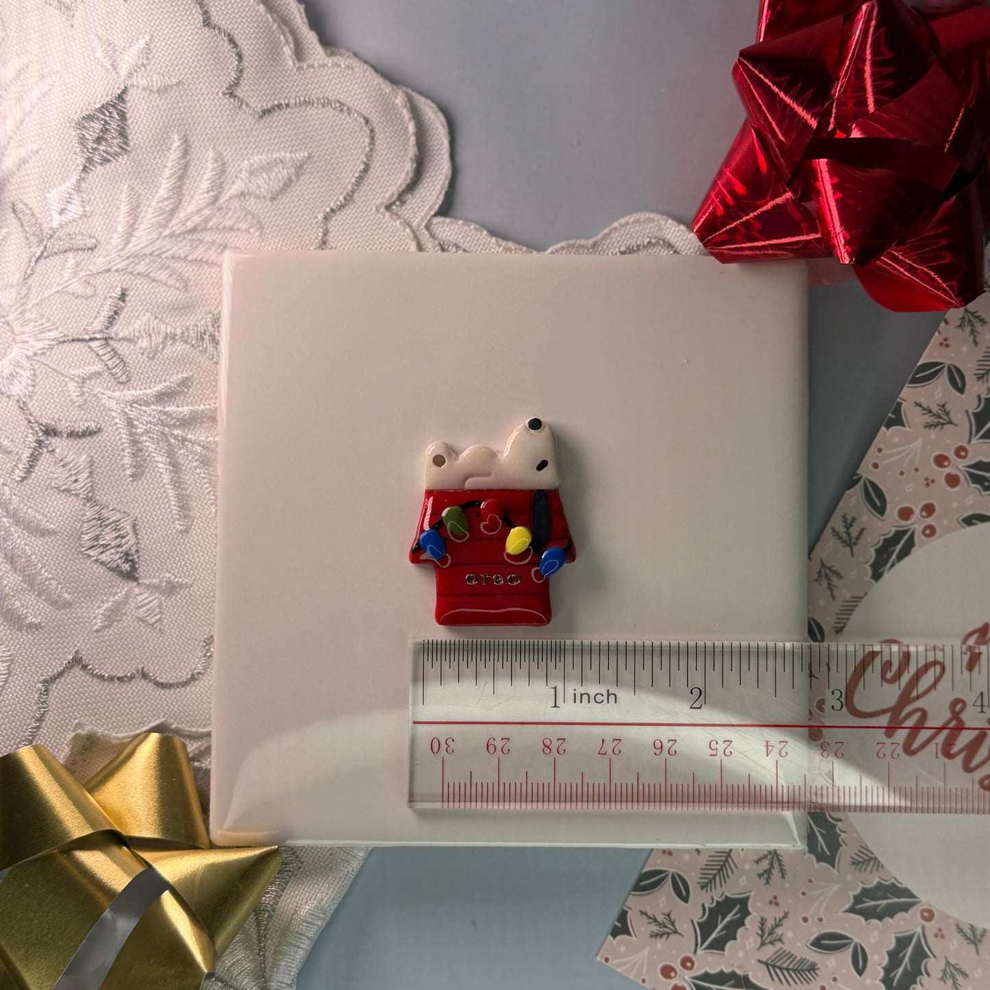 Christmas Cartoon Dog Tag