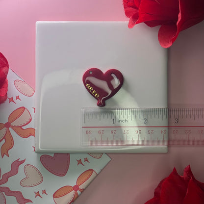 Personalized Valentine Balloon Tag