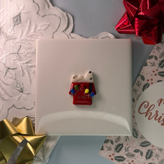 Christmas Cartoon Dog Tag