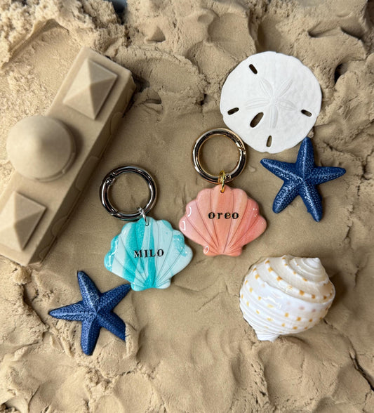 Personalized Sea Shell Tag