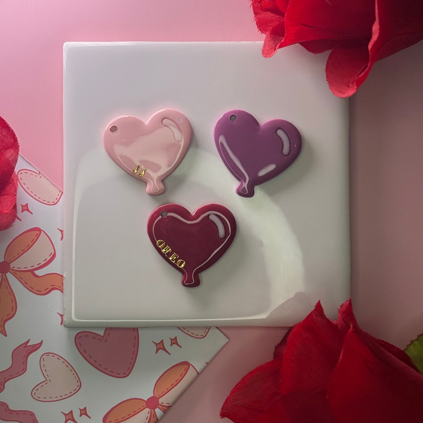 Personalized Valentine Balloon Tag