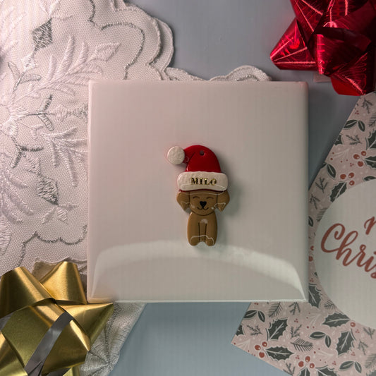 Christmas Puppy Tag