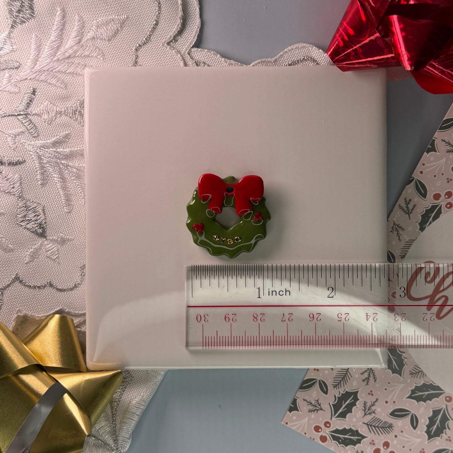 Christmas Wreath Tag