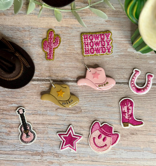 Personalized Cowboy Hat Tag
