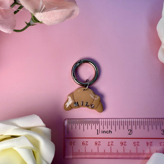 Personalized Croissant Tag